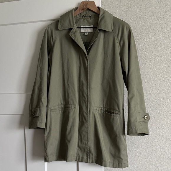 London Fog Olive Trench Coat
